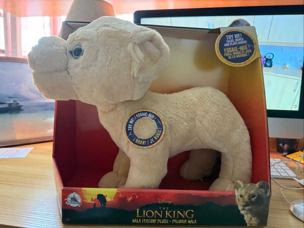 The Lion King NALA 12 " Talking Plush 2019 Disney Toy Talks Moves Music - NEW